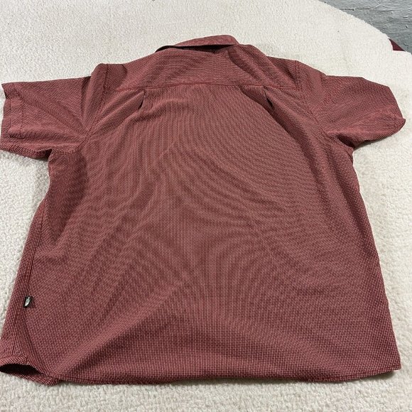 The North Face Shirt Mens XXL Plaid Short Sleeve Button Up Red Checkered - Picture 10 of 11